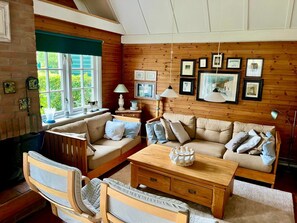 Televisio, takka, DVD-soitin