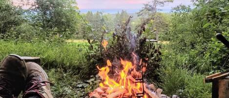 Overnatningsstedets område