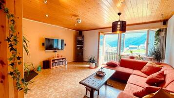 Fireplace, DVD player