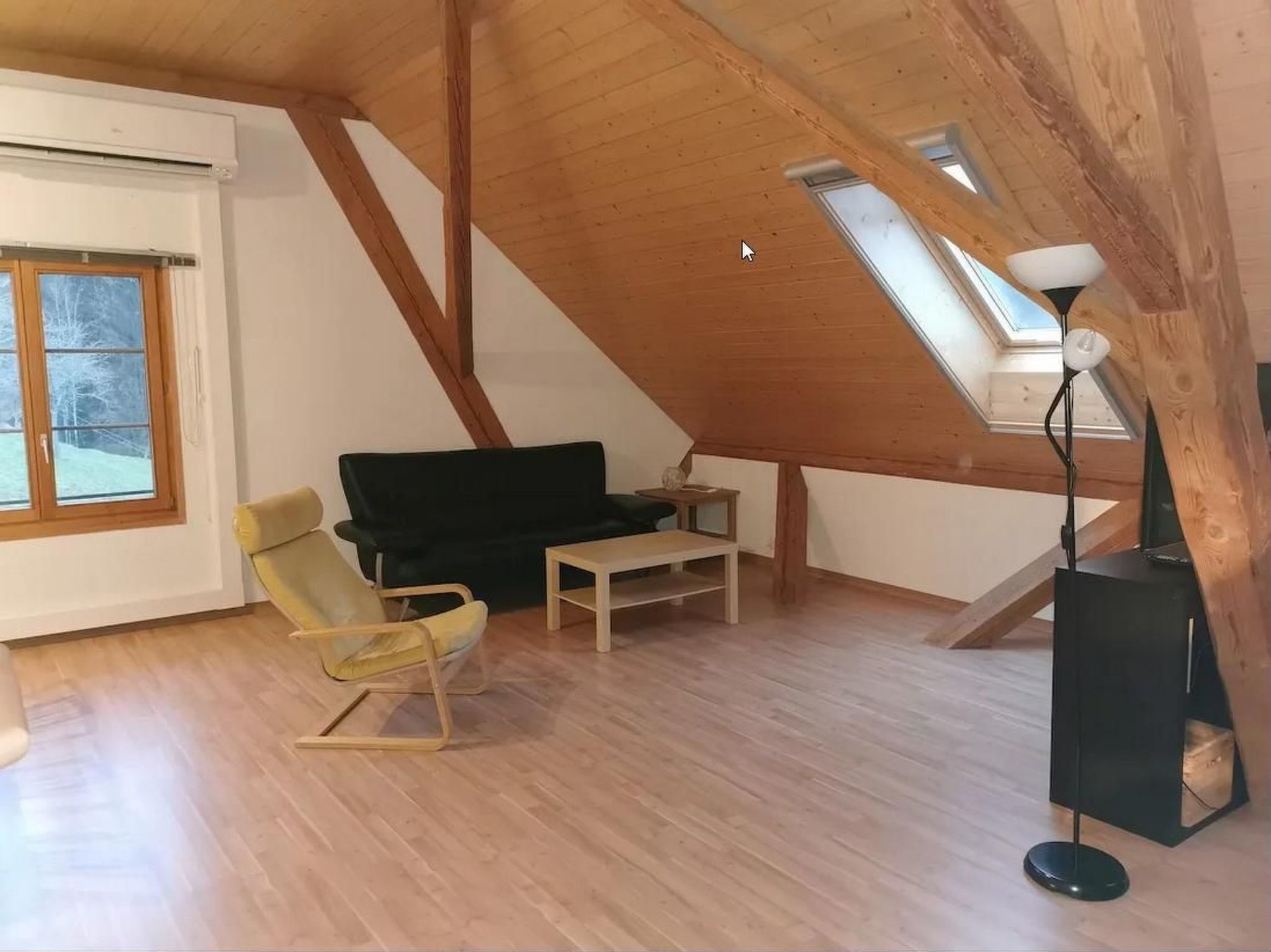 Fernseher, Kamin, DVD-Player