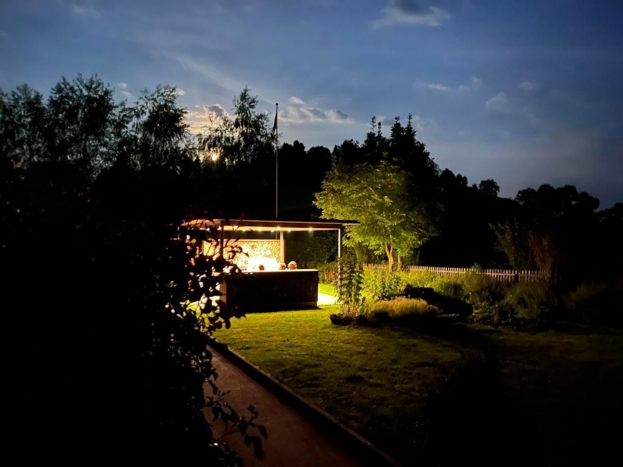 Overnattingsstedets uteområder