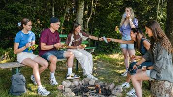 Overnatningsstedets område