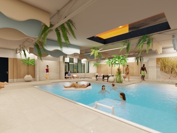 Pool - Mobilheim Budget 6p auf dem Campingplatz Scheldeoord by Interhome (Baarland)