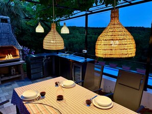 Outdoor dining - Villa Theresa by Interhome (Donji Zagon)
