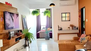 Habitación doble | Área de sala de estar