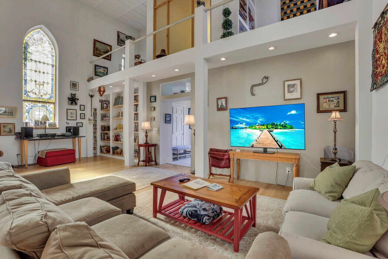 Smart TV, video games, foosball, books