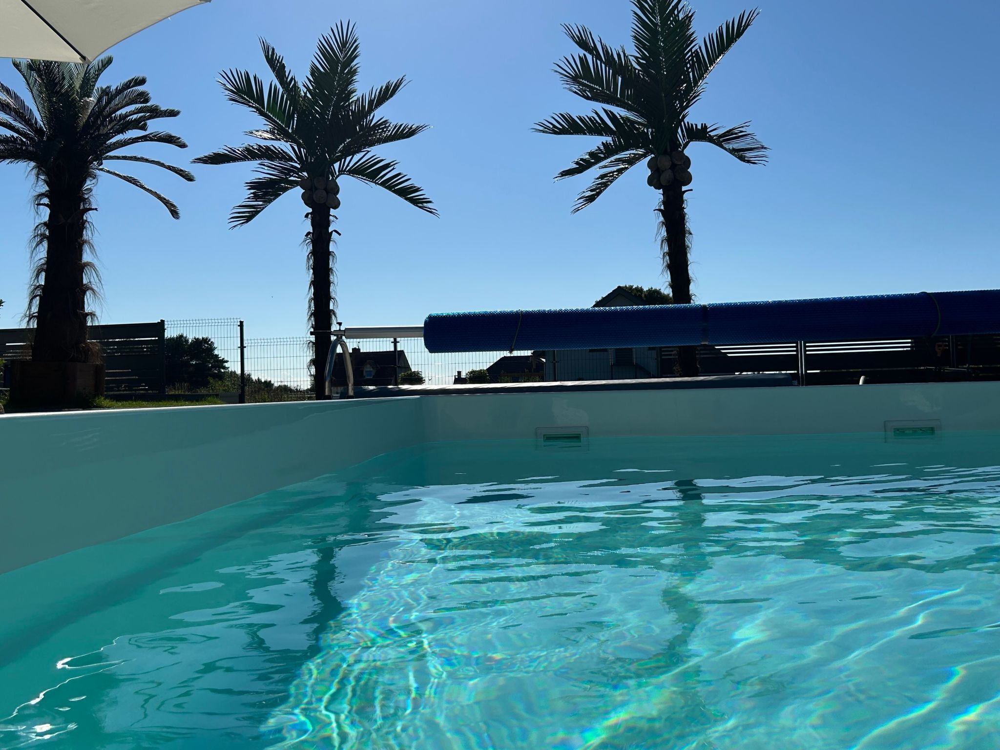 Et oppvarmet basseng