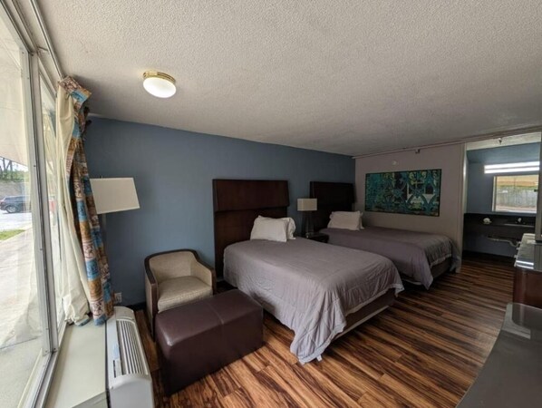 Free WiFi, bed sheets