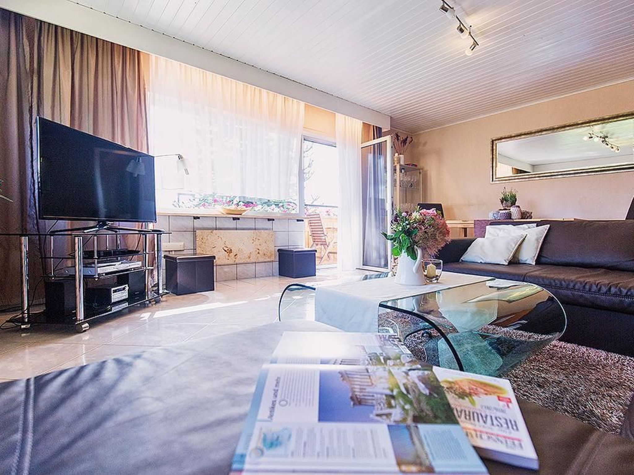 TV, fireplace, DVD player