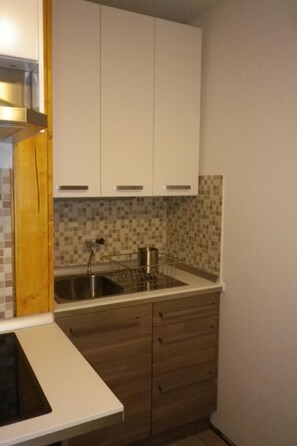 Fridge, microwave, oven, cookware/dishes/utensils - in Dahmen mit Großem Garten by Interhome (Dahmen)