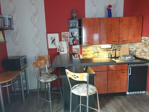 Fridge, microwave, oven, cookware/dishes/utensils - Paradies by Interhome (Lübbenau)