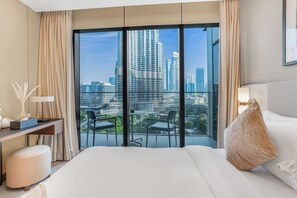 2 Schlafzimmer, Zimmersafe, Schreibtisch, Bügeleisen/Bügelbrett
