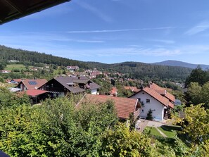 Blick von der Unterkunft