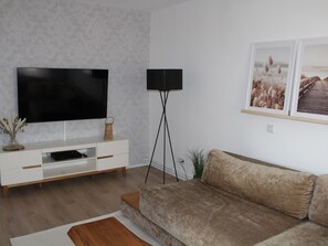 Fernseher, Kamin