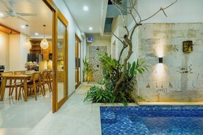 Outdoor pool - 3-bedroom Private pool villa City Sanur (Denpasar)