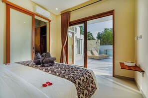 Villa, vue piscine