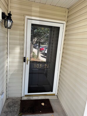 Exterior detail - Modern 2BR/2BA Townhome w/ Patio • TVs • Full Kitchen • Greensboro, NC (Greensboro)