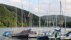 A marina with several sailboats docked. - Wohnung in Heringhausen mit Grill by Interhome (Diemelsee)