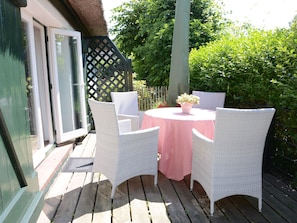 Outdoor dining - Haus Strandläufer by Interhome (Goting)