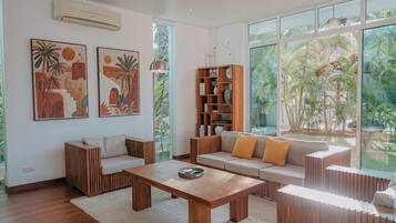 Luxury Villa, Private Pool, Sea View | Living area