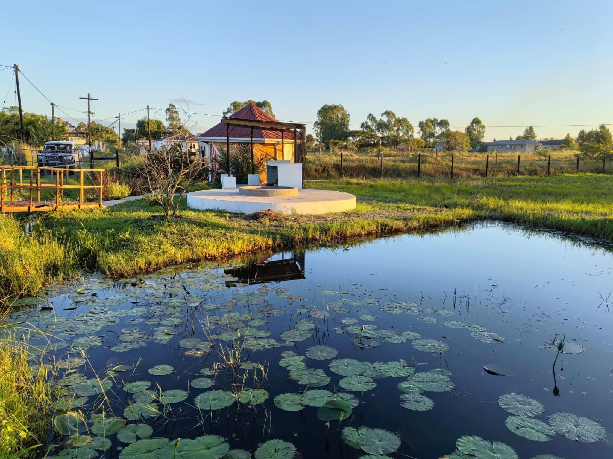 Enceinte de l’hébergement
