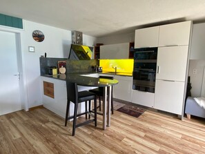 Fridge, oven, dishwasher, cookware/dishes/utensils - Studio Brienz by Interhome (Brienz)