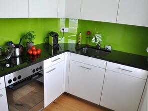 Fridge, microwave, oven, dishwasher - Apartment Rätia by Interhome (Wolfhalden)