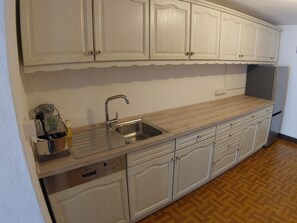 Fridge, microwave, oven, cookware/dishes/utensils - in Borgonovo by Interhome (Borgonovo)