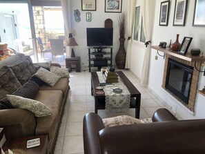 Kamin, DVD-Player