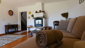Fernseher, Kamin