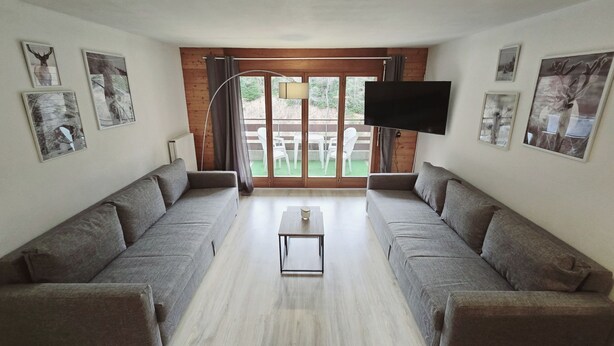 Living area - L'Ecrin de Torgon in den Portes du Soleil by Interhome (Torgon)