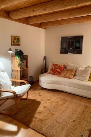 Fernseher, Kamin, DVD-Player