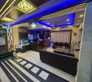 Majoituspaikan sisäänkäynti