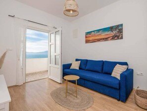 Living area - Wohnung mit tollem Meerblick und 2 Bädern by Interhome (Podaca)