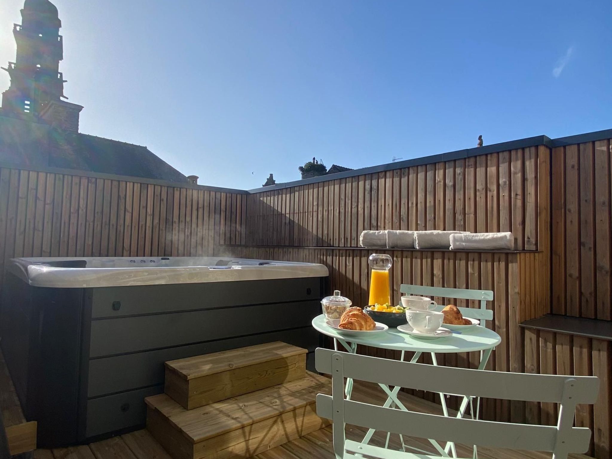 Baignoire à remous extérieure