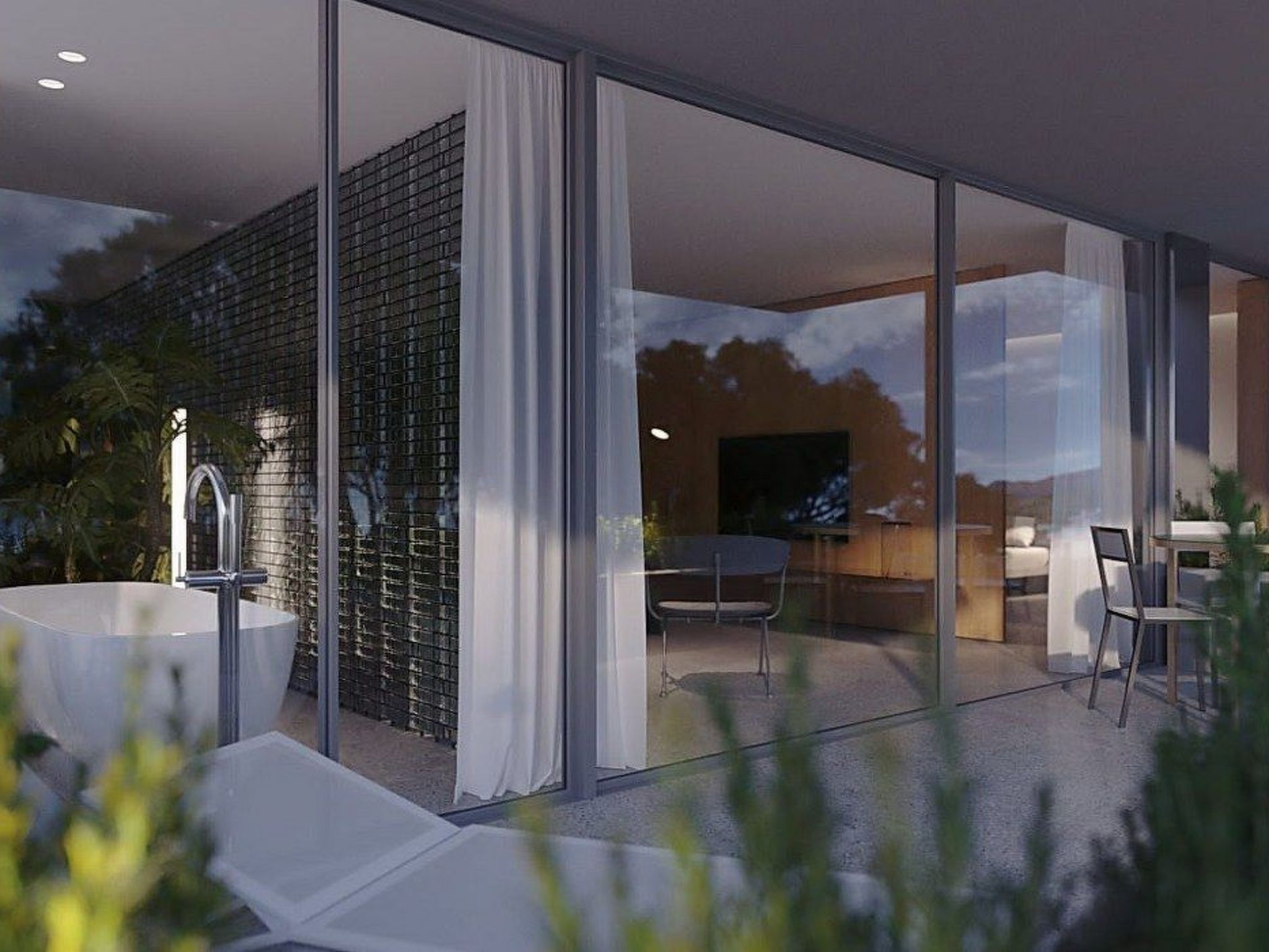 Enceinte de l’hébergement