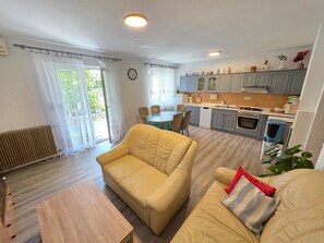 Living area - Wohnung im Erdgeschoss mit Terrasse und Grill by Interhome (Novi Vinodolski)