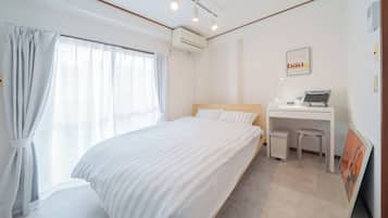 1 室のベッドルーム、アイロン / アイロン台、インターネット、ベッドシーツ