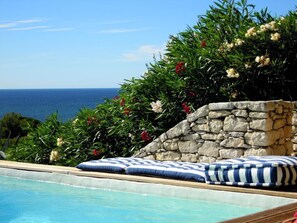 Pool - Pont de bateau, Meerblick mit privatem Pool by Interhome (Saint-Florent)