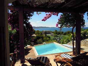 Pool - Pont de bateau, Meerblick mit privatem Pool by Interhome (Saint-Florent)