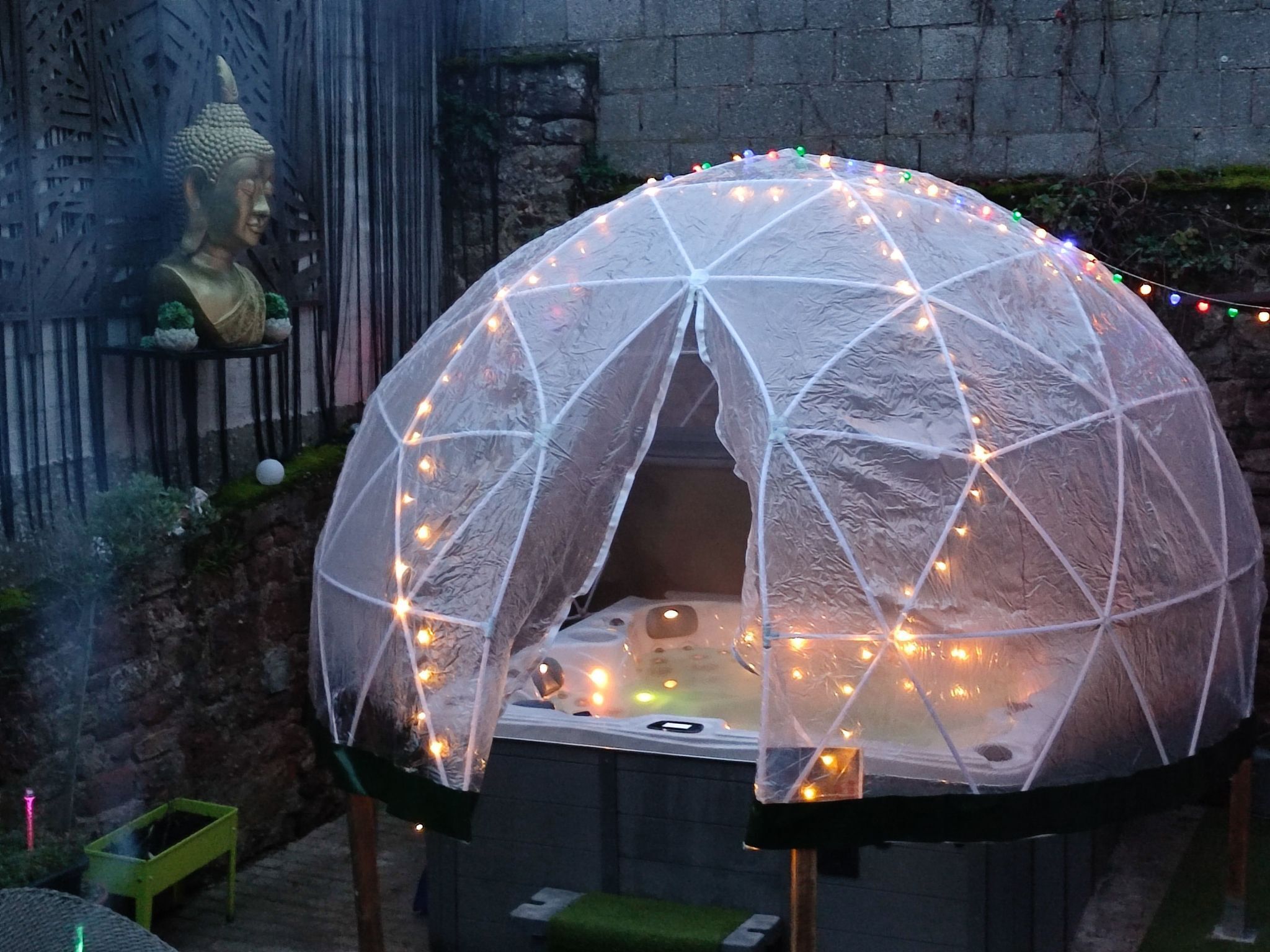 Baignoire à remous extérieure