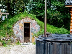 Outdoor spa tub - Saunabereich im Circle - Blue House by Interhome (Krag)