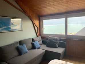Fireplace, DVD player - Les Chardons Bleus Sauna Jacuzzi Meerblick by Interhome (Pleubian)