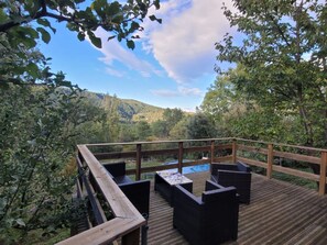Terrace/patio - Steinhaus und Freischwimmbad, 4 Betten, 2SZ by Interhome (Planzolles)