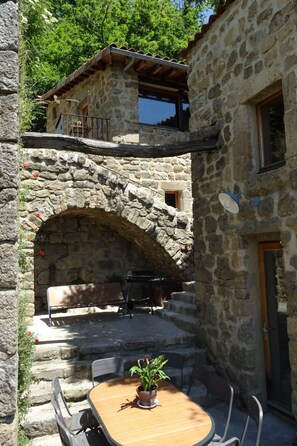 Outdoor dining - "Les Glycines" by Interhome (Gluiras)