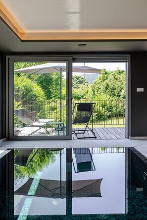 Pool - Loge aux Loups, Innenpool, Sauna, nahe am See by Interhome (Gérardmer)