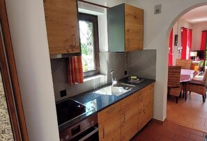 Fridge, oven, cookware/dishes/utensils - Residenza Viramonte, ,Casa Daniela, Wohnung 33 by Interhome (Vira)