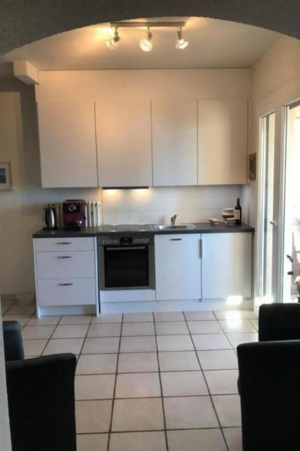 Fridge, oven, cookware/dishes/utensils