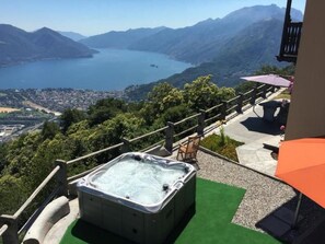Terrace/patio - "Haus St. Bernhard by Interhome (Orselina)