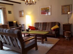 تلفزيون، مدفأة، مشغل دي في دي